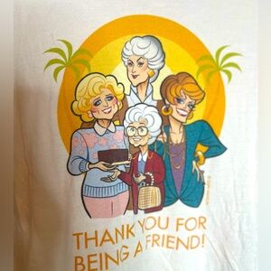 Golden girls “thank you for being a friend” tee shirt size small/medium